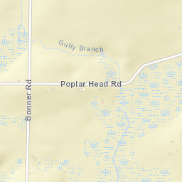 Poplar Head Florida Street Map