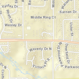 Alpine Hills Alabama Street Map