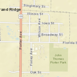 Grand Ridge Florida Street Map