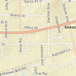 Sneads Florida Street Map