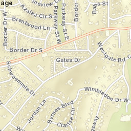 Country Club Village Alabama Street Map