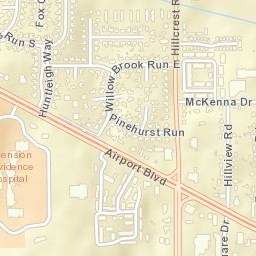 Huntleigh Woods Alabama Street Map