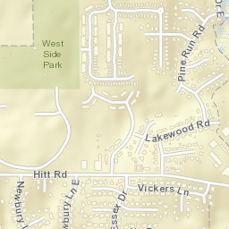 Pine Run Alabama Street Map