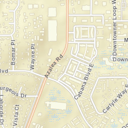 Eau Claire Estates Alabama Street Map