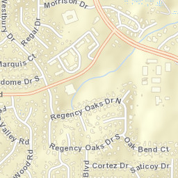 Regency Alabama Street Map