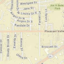 Bridlewood Alabama Street Map