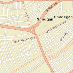 Shadegan Street Map