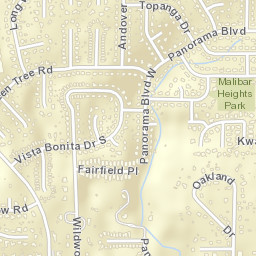 Wildwood Heights Alabama Street Map