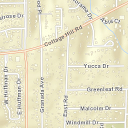 Oakwood Estates Alabama Street Map