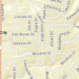 Park City Alabama Street Map