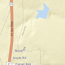 Hinson Florida Street Map