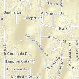 Coronado Estates Alabama Street Map