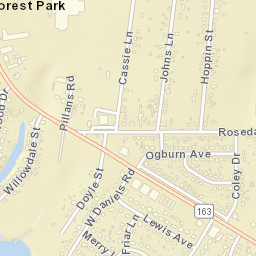 Sherwood Alabama Street Map