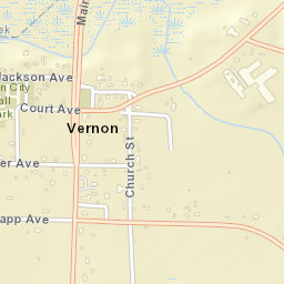 Vernon Florida Street Map