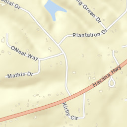 Freemont Florida Street Map