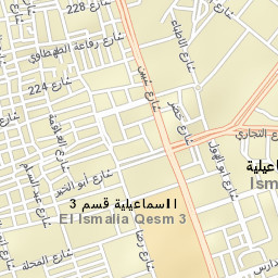 Ismailia Street Map
