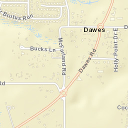 Dawes Alabama Street Map