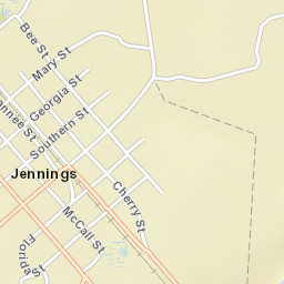Jennings Florida Street Map