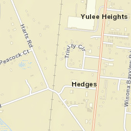 Yulee Heights Florida Street Map