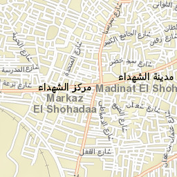 Ash Shuhadā’ Street Map