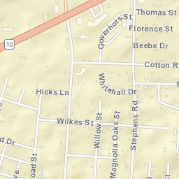Pace Florida Street Map