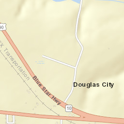 Douglas City Florida Street Map
