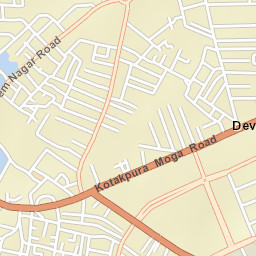 Kotkapura Street Map