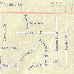 Rabbit Creek Estates Alabama Street Map