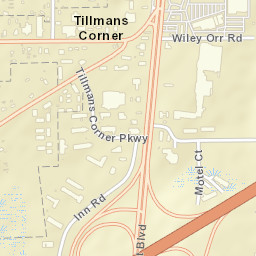 Tillmans Corner Alabama Street Map