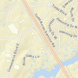 Todd Acres Alabama Street Map