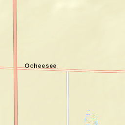 Ocheesee Florida Street Map