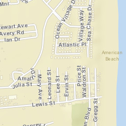 American Beach Florida Street Map