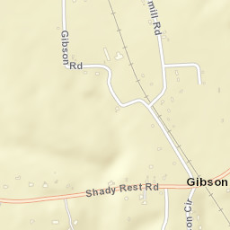 Gibson Florida Street Map