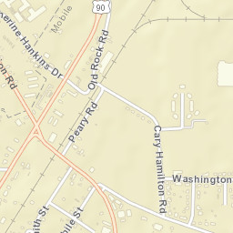 Theodore Alabama Street Map