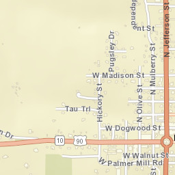 U.S. 90, Monticello, FL 32344, USA Street Map