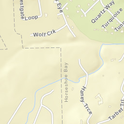 501 Cat Canyon Road, Horseshoe Bay, TX Street Map