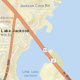 Lake Jackson Florida Street Map