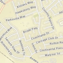 2302 Brownstone Lane, Cedar Park, TX Street Map