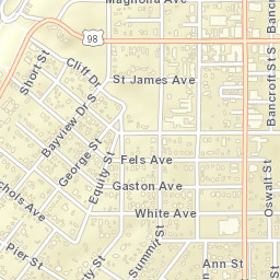 Fairhope Alabama Street Map