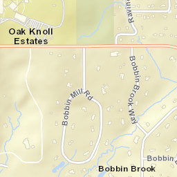Oak Knoll Estates Florida Street Map