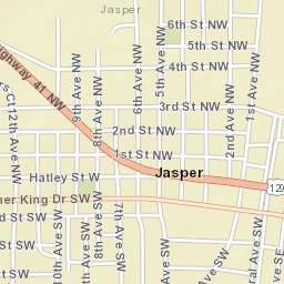 Jasper Florida Street Map