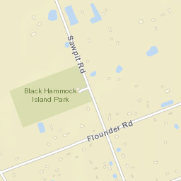 Black Hammock Florida Street Map