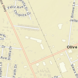 Olive Florida Street Map