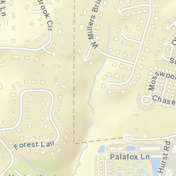 Bridle Path Acres Florida Street Map