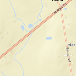Baum Florida Street Map