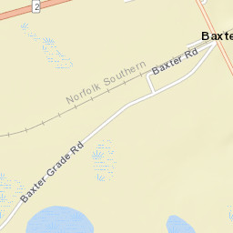 Baxter Florida Street Map