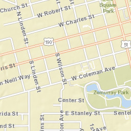 401-411 West Thomas Street, Hammond, LA  Street Map