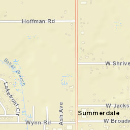 302 Hoffman Road, Summerdale, AL Street Map