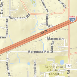 Macon Florida Street Map