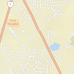 Narayangarh Street Map